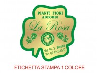 Etichette adesive per fioristi, fiorai e vivaisti (mm 39X39) (cod.3G)